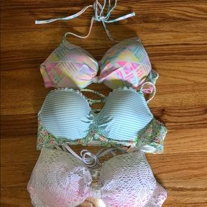 Pink/Victoria Secret Bathing Suit Tops